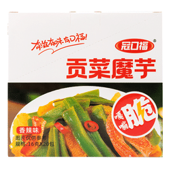 Guankoufu Lettuce Stem Konjak, Spicy Flavor 15 g*20 each
