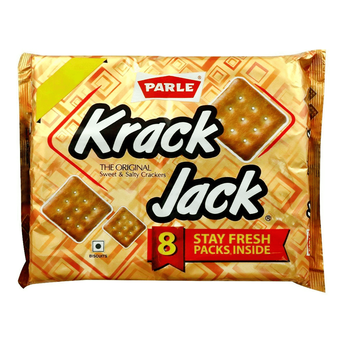 Parle Krack Jack Paquete Familiar 400 g