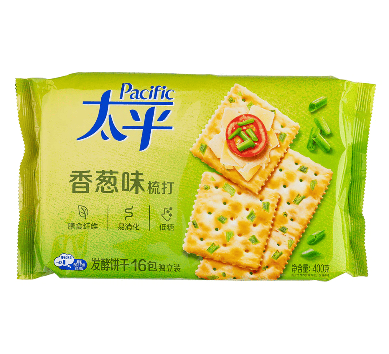Get Pacific Soda Crackers Chive Flavor 16pk Delivered | Weee