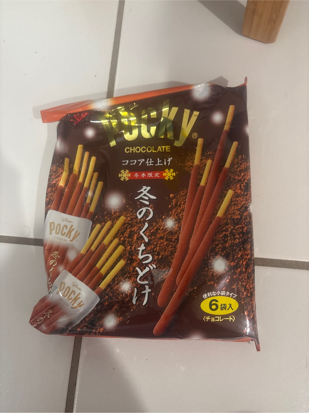 グリコ ポッキー 冬のくちどけ チョコレート（6袋入） 4.62 オンス - Weee!