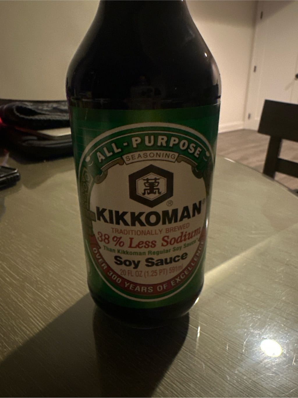 Get Kikkoman Soy Sauce Less Sodium 20 fl.oz Delivered | Weee
