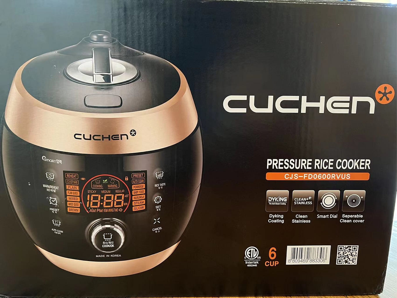 CUCHEN 炊飯器 6合 CJS-FD0600RV ローズゴールド - Weee!