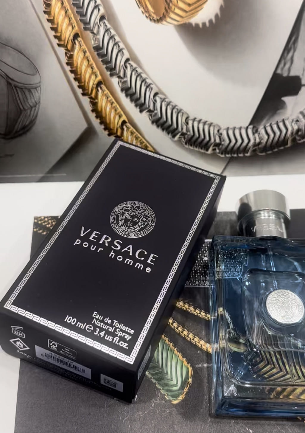 Get Versace Pour Homme by Versace for Men - 3.4 oz Delivered