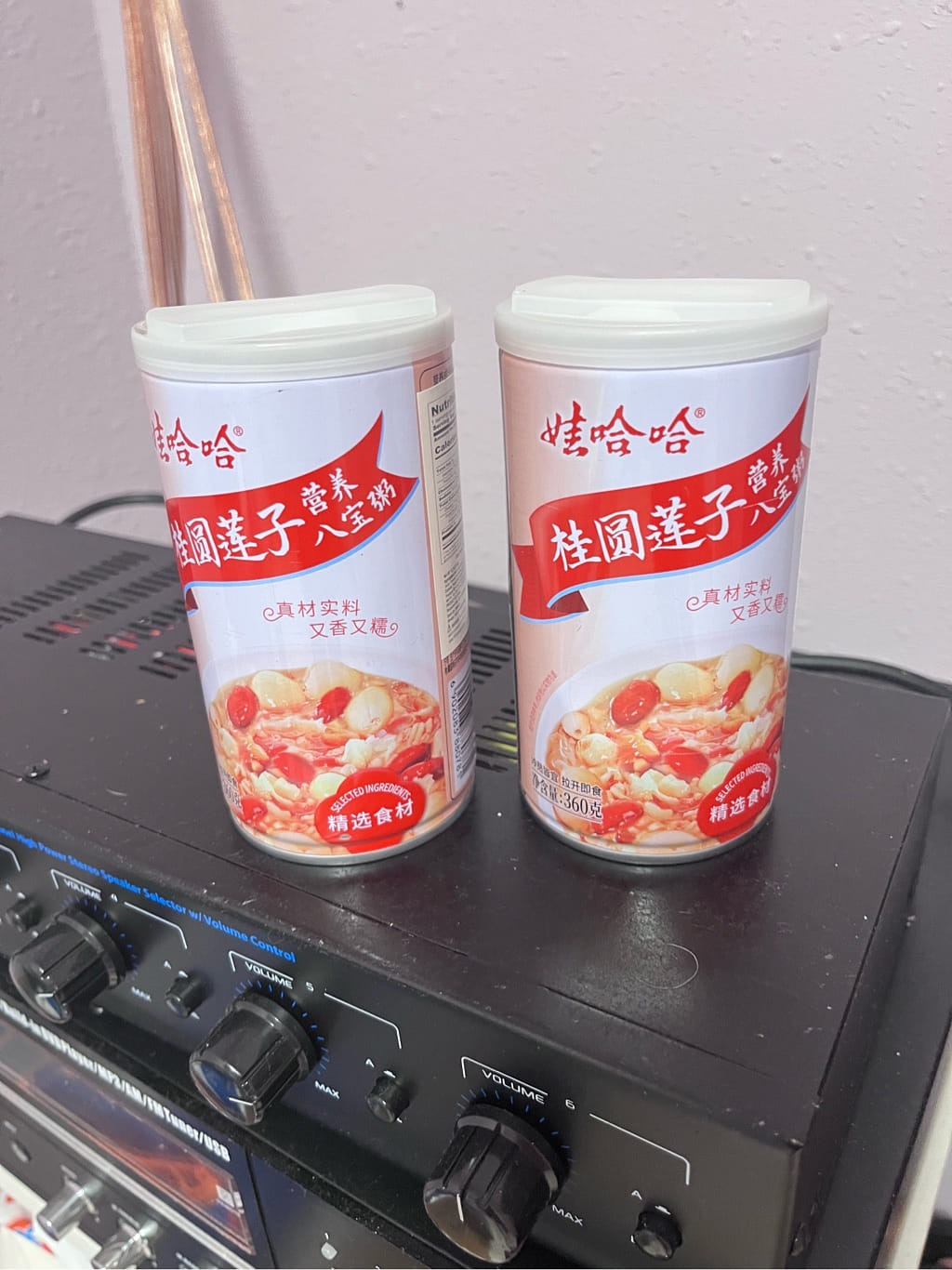 娃哈哈桂圓蓮子八寶粥360 克- Weee!
