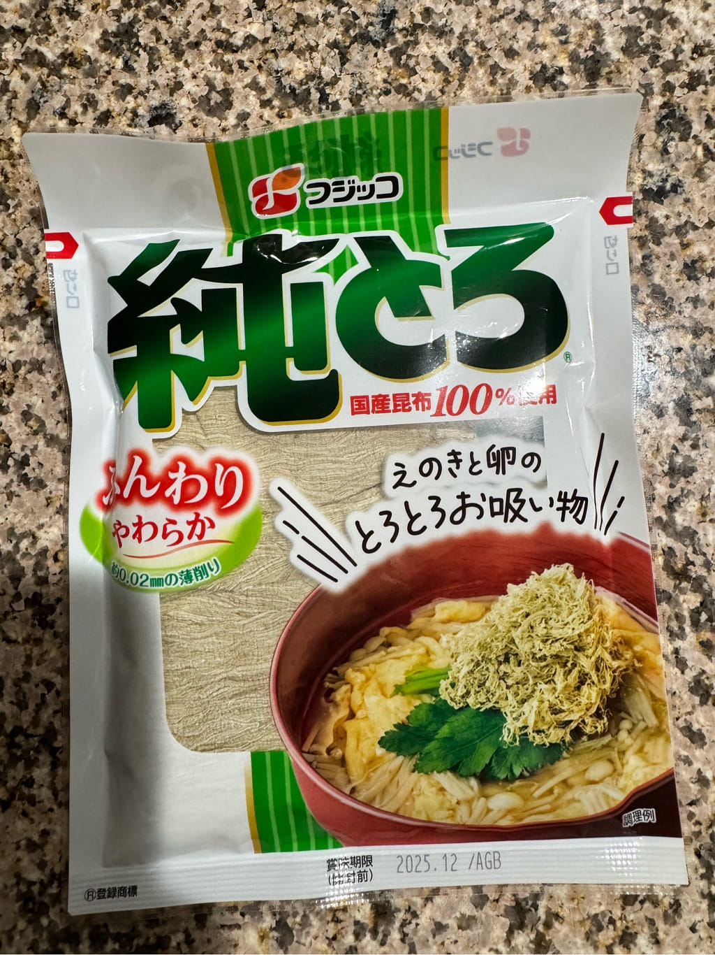 純とろ とろろ昆布 こんぶ 18 グラム - Weee!