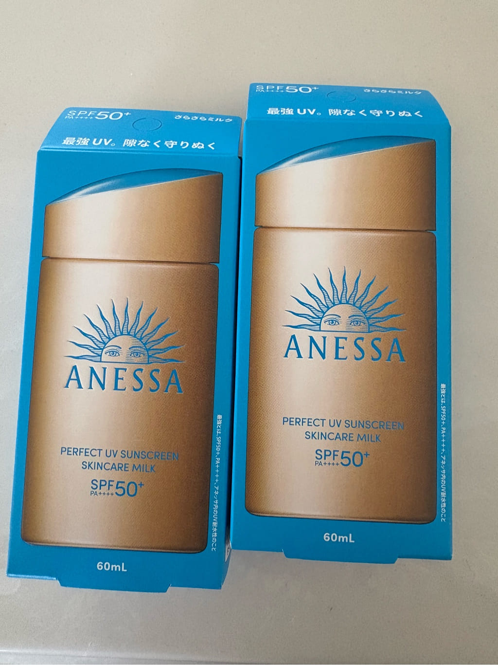 SHISEIDO ANESSA Perfect UV Milk NA 60ml x 2 1 pack - Weee!