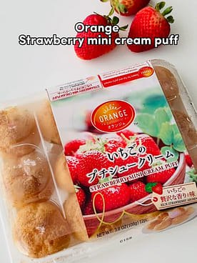 オランジェ いちごのプチシュークリーム 12個入り 108 グラム - Weee!