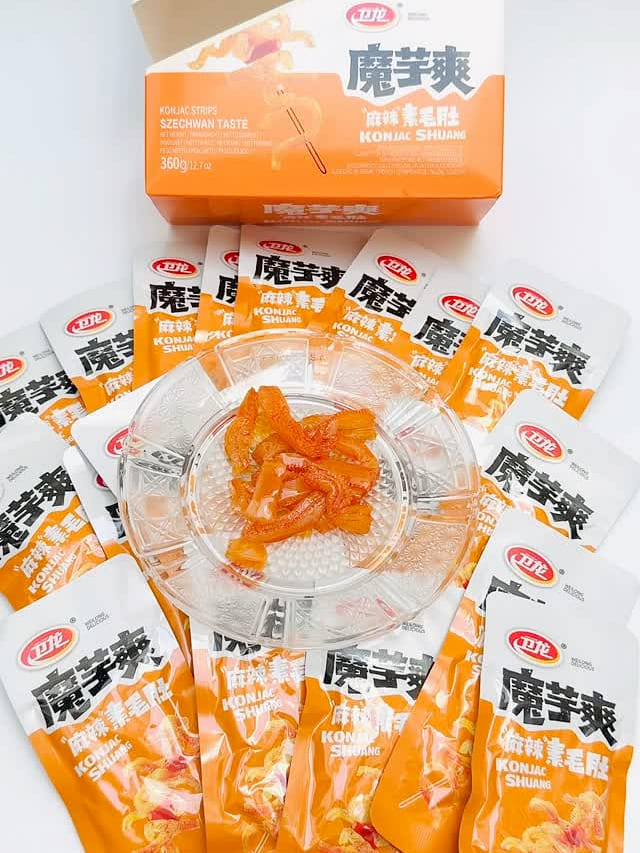 Weilong Spicy Konjac Snack 20pcs 360 g