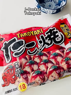 ジャンボたこ焼き 18個入り 539 グラム - Weee!