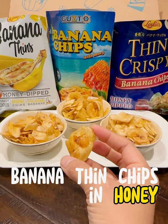 3 kinds of banana chips in Honey 🍯