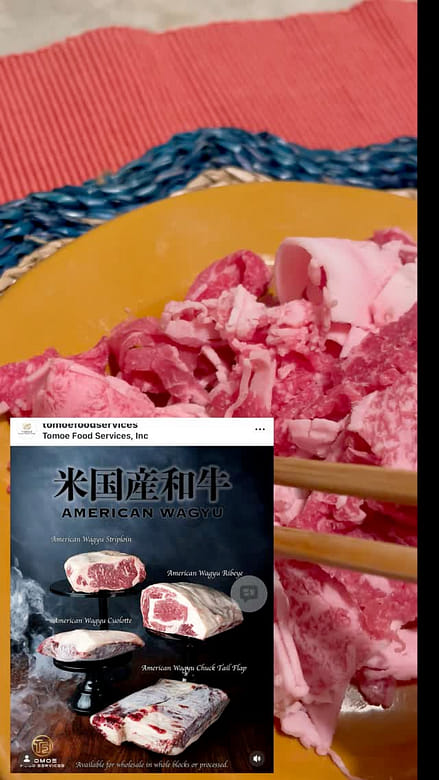 Wagyu beef Sliced (kiriotoshi)