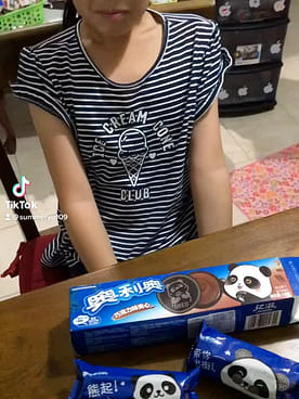 Oreo Panda Sandwich Cholocate Flavor Cookie - Weee!