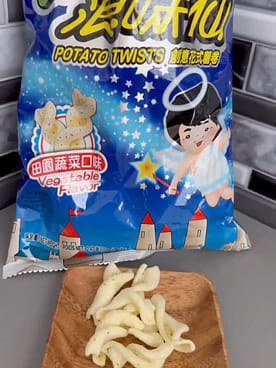 Want Want ポテトのお菓子 野菜味 - Weee!