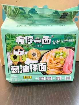 You ni yi mian まぜそば 即席麺 葱山椒味 - Weee!