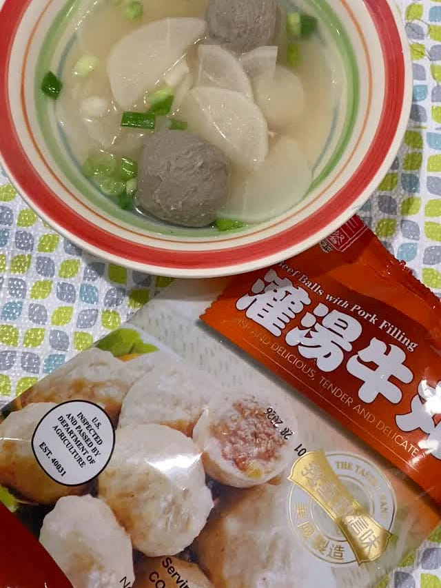 スープ入り牛肉ミートボール