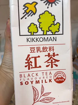 Get Kikkoman Soy Milk Black Tea 33.81 fl.oz Delivered | Weee