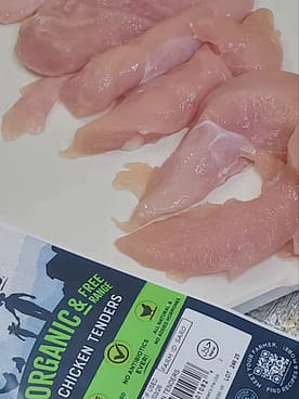 鶏肉 ささみ オーガニック 平飼い 冷凍 1.2-1.3 ポンド - Weee!